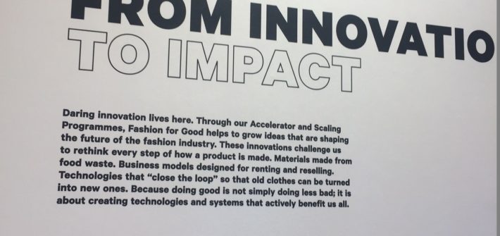 Von Innovation zu Impact in der nachhaltigen Mode